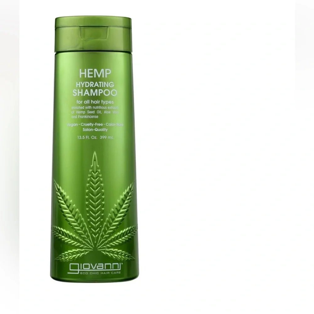 Giovanni Hemp Hydrating Shampoo for all hair types cruelty free salon quality
